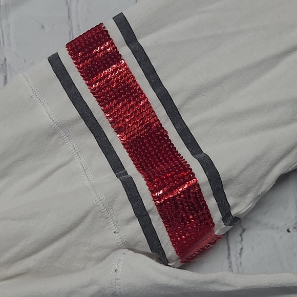 2015 Victoria's Secret PINK Sequins Louisville Cardinals Cards Long Sleeve Sz S - Picture 8 of 17